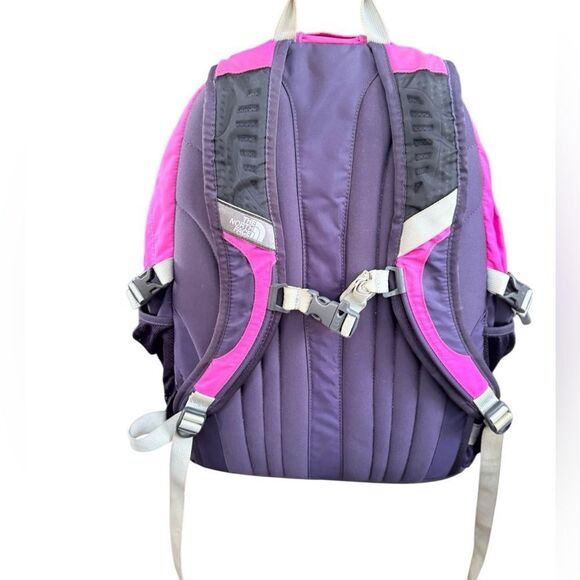 The North Face Pink& Purple Multi Pocket Backpack Bookbag